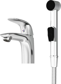 Смеситель для раковины Damixa Jupiter 770230001 с гигиеническим душем хром